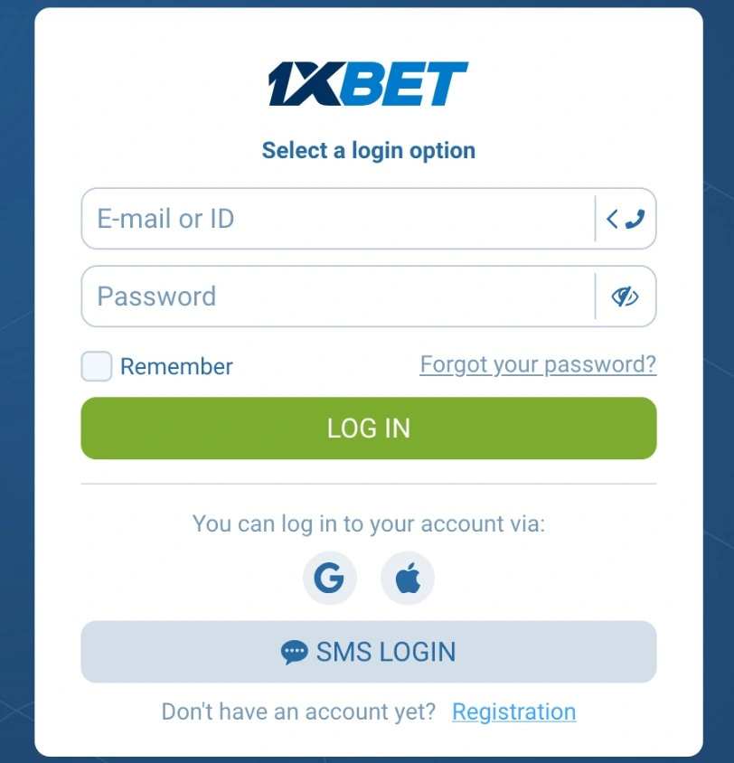 1xbet kenya login